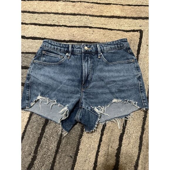 Good American GOOD CUT-OFF SHORT INDIGO 109 GGS235TSize 4/27 Inseam 3" - Picture 2 of 5